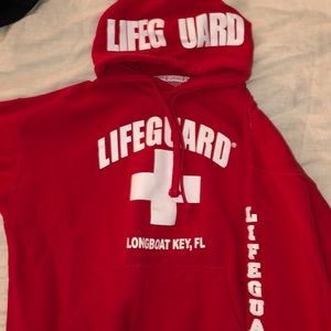 Red Lifeguard Hoodie
